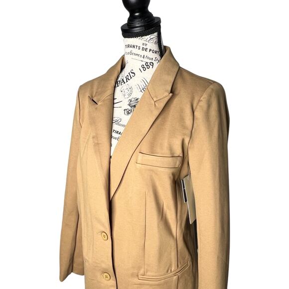 RD Style (M) Alexis Oversized Button Cuff 2 Pocket Long Sleeve Blazer Stitch Fix - Picture 3 of 14